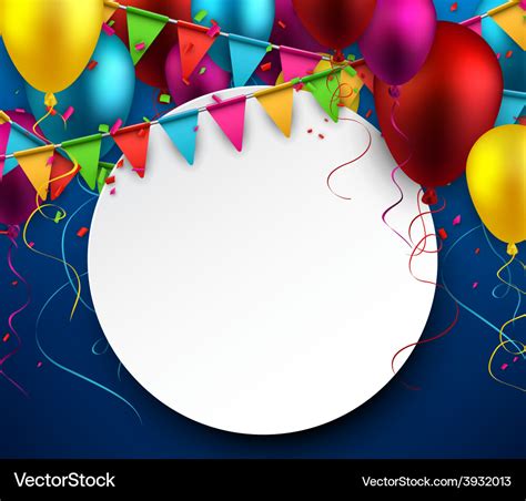 Party celebration background Royalty Free Vector Image