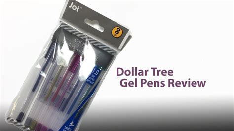 Dollar Tree Gel Pens - YouTube