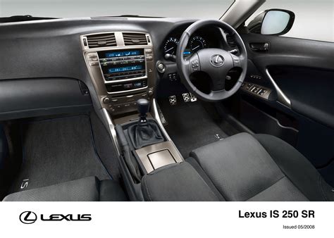 IS 250 SR Interior (2008) - Lexus Media Site