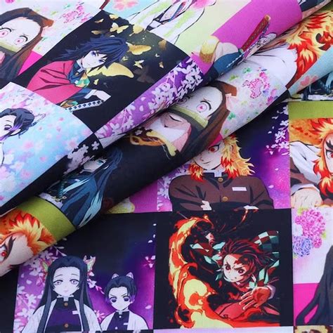 Anime Fabric - Etsy