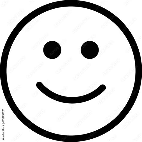 happy smiley face . smile icon. happy face symbol isolated on white background. vector ...