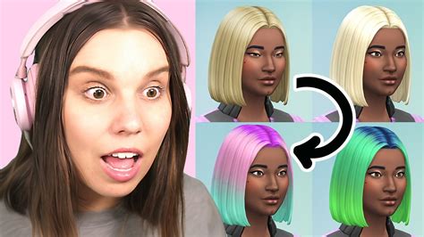 Sims 4 More Hair Color Swatches