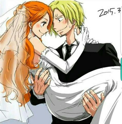 One Piece Sanji And Nami Fan Art