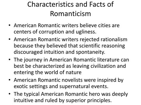 PPT - Characteristics and Facts of Romanticism PowerPoint Presentation - ID:1985405