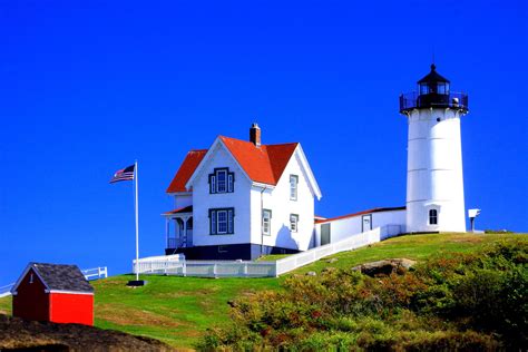 Nubble Lighthouse,York, Maine, USA - Heroes Of Adventure