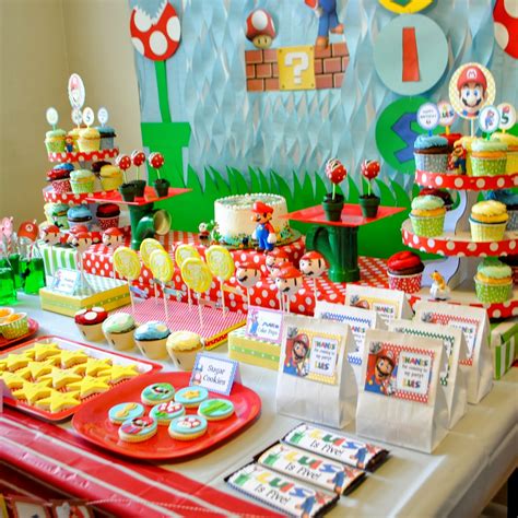 Karo's Fun Land: Super Mario Fifth Birthday Party