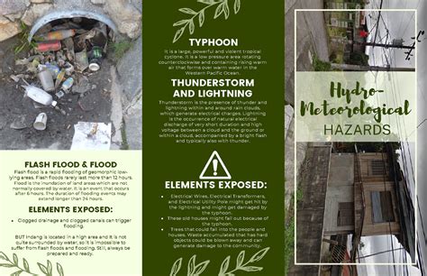 Hydrometeorological Hazards Brochure - TYPHOON It is a large, powerful ...