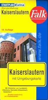 Kaiserslautern & Ramstein - Miesenbach (Rheinland Pfalz, Germany) 1:20, 000 Street Map FALK ...