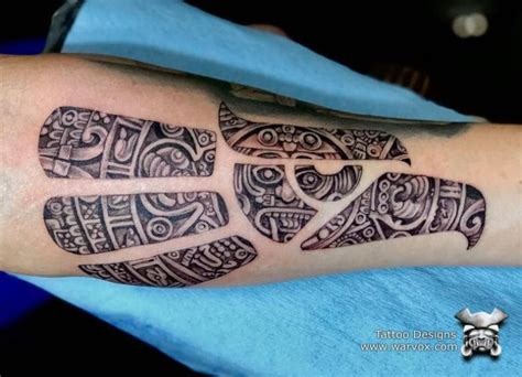 Aztec Eagle Head Tattoo Design - ₪ AZTEC TATTOOS ₪ Warvox Aztec Mayan Inca Tattoo Designs