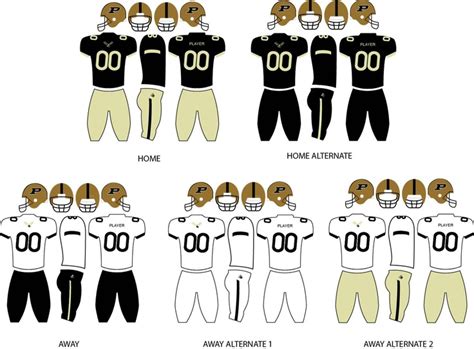 Purdue Boilermakers Football Team uniforms | Purdue boilermakers ...