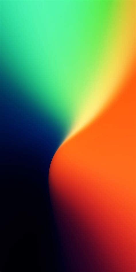 Gradient blue, orange, green and yellow by @Ongliong11, orange and green HD phone wallpaper | Pxfuel