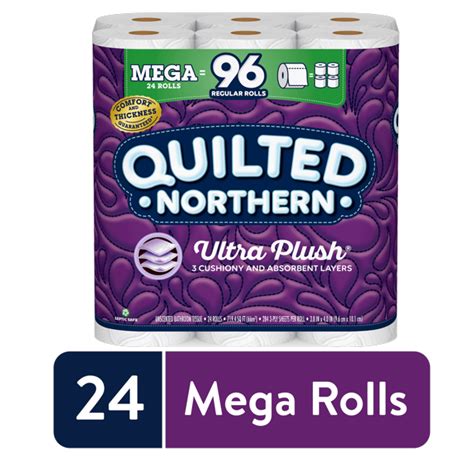 Quilted Northern Ultra Plush Toilet Paper, 24 Mega Rolls