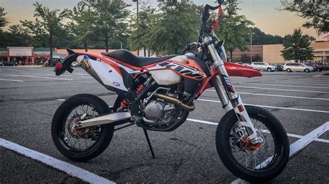 Ktm 500 Exc Supermoto Conversion - 2016 KTM 500 EXC Six Days Supermoto full walk around ...