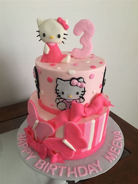 Hello Kitty cake | Hello kitty birthday cake, Hello kitty cake design, Hello kitty cake