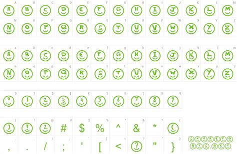 Smiley Faces Font | wfonts.com - download free