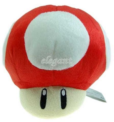 Nintendo Super Mario Bros Red Mushroom 7" Plush Figure | #45755042