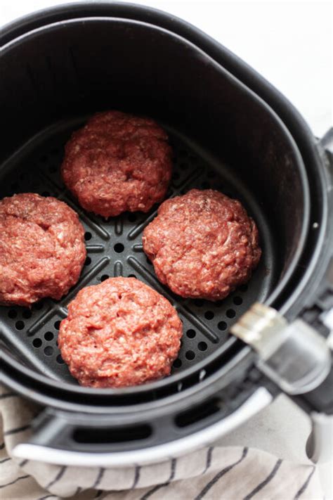 Juicy Air Fryer Burgers | healthy, simple, gluten free!