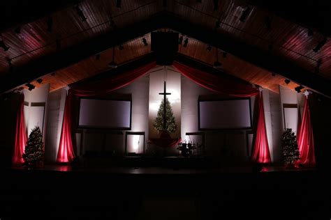 Church Christmas Stage Design Ideas | The Cake Boutique