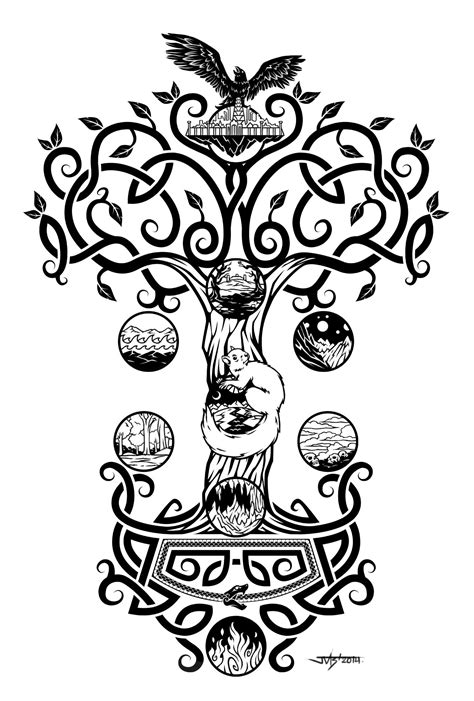 yggdrasil - Google Search | Yggdrasil tattoo, Norse tattoo, Viking symbols