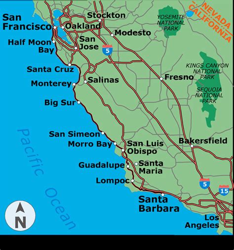 Los Osos California Map - Cities And Towns Map