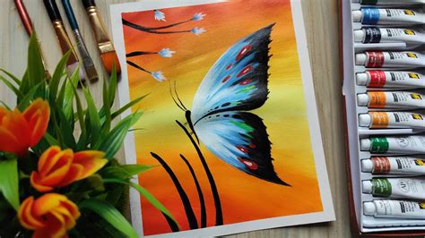 Easy Butterfly Painting