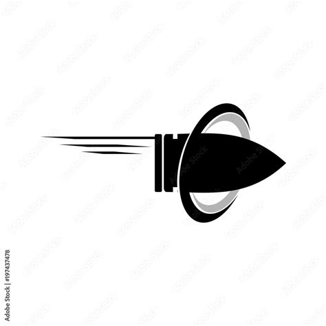 bullet silhouette Stock Vector | Adobe Stock