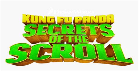 Kung Fu Panda - Kung Fu Panda Secrets Of The Scroll Logo, HD Png Download - kindpng