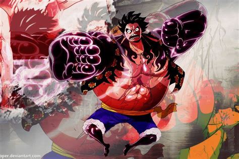 Luffy Gear 4 Wallpaper - @kingwallpaper by Kingwallpaper on DeviantArt ...