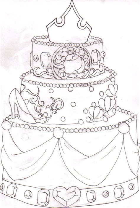 Princess Cake design by blkmagick on DeviantArt