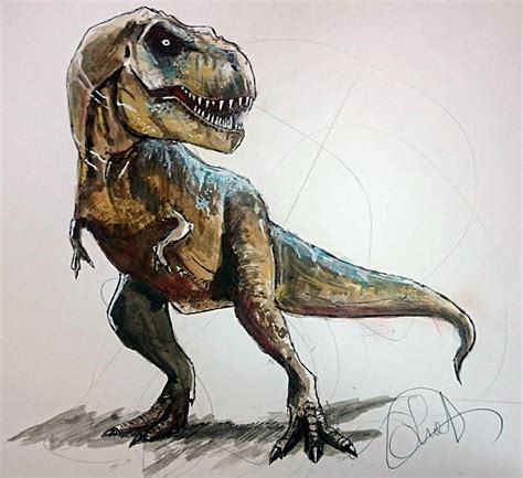 jurassic park t rex tattoo design - Re Loned1996