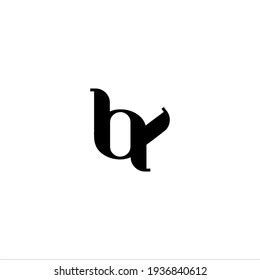 Br Logo Design Vector Sign Stock Vector (Royalty Free) 1936840612 | Shutterstock