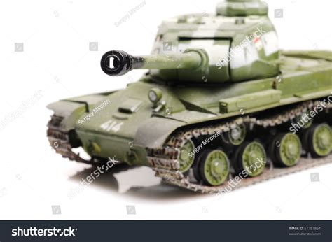 Model Soviet Ww2 Tank Is2 Isolated Stock Photo (Edit Now) 51757864