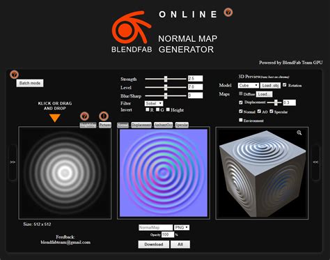 BlendFab Online All Normal Map Generator - BlenderNation