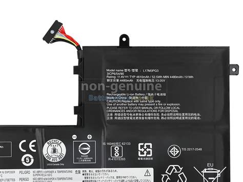 Lenovo LEGION Y540-15IRH-81SX replacement battery from United Kingdom ...