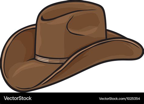 Cowboy hat Royalty Free Vector Image - VectorStock