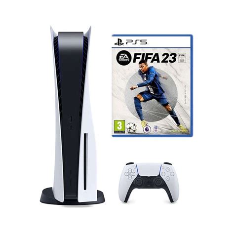 Sony PlayStation 5 Console + 2 DualSense Wireless Controller+ Fifa 23 Standard Edition - Kroobia ...