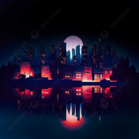 Night View Of Illuminated City Background, Night View Of Chicago, Night View Of New York City ...