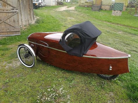 Beautiful velomobile from Lithuania inspired by hotrods | Recumbent.news