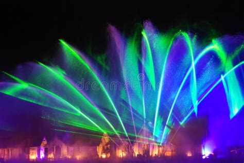 Musical Fountain in Sentosa Singapore Stock Image - Image of fountain, laser: 31216603