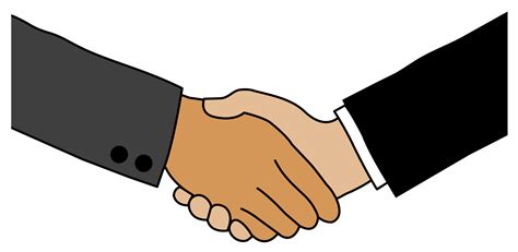 Business Handshake - Free Clip Art