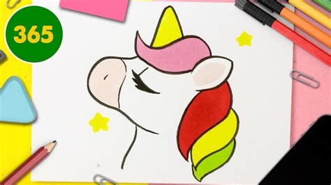 COMMENT DESSINER UN LICORNE KAWAII FACILE - YouTube