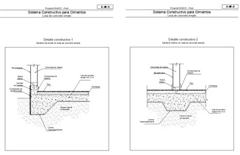 Reinforced concrete slab section plan layout file - Cadbull