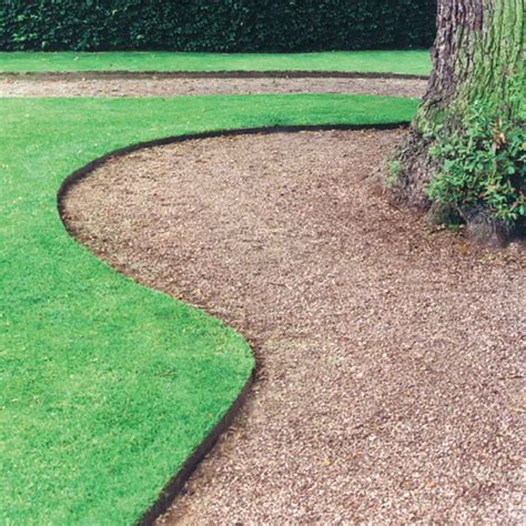 Brown Flexible Steel Lawn Edging - Harrod Horticultural (UK)