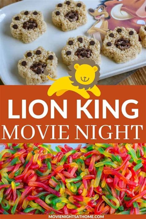 Easy Lion King Movie Night Snacks (For Any Night of the Week!)