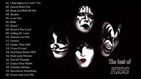 Kiss Greatest Hits Full Album - Best Of Kiss Playlist | Musica