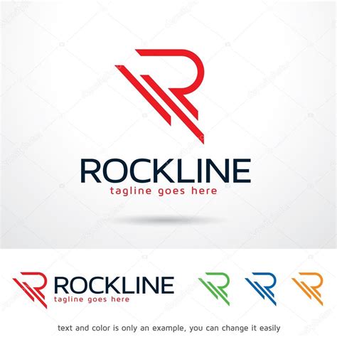 Rockline Letter R Logo Template Design Vector Stock Vector by ©gunaonedesign 106276090