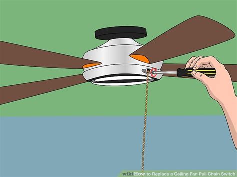 How to Replace a Ceiling Fan Pull Chain Switch (with Pictures)