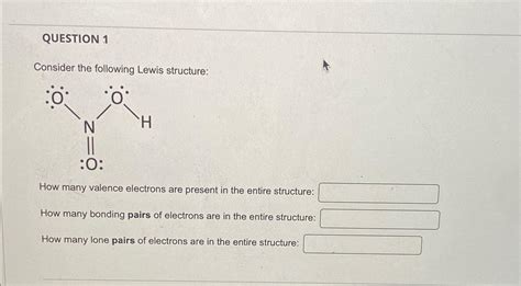 Solved QUESTION 1Consider the following Lewis structure:How | Chegg.com