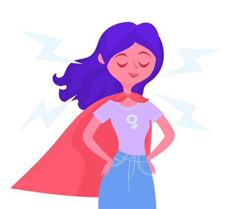 Woman with superhero cape 695665 Vector Art at Vecteezy