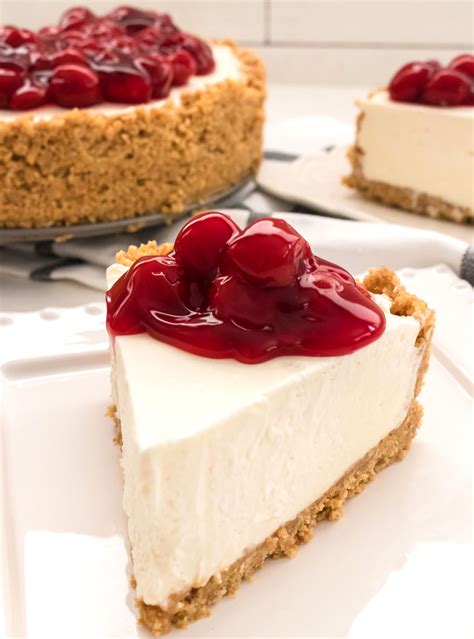 Easy No-Bake Cheesecake Recipe - Two Sisters